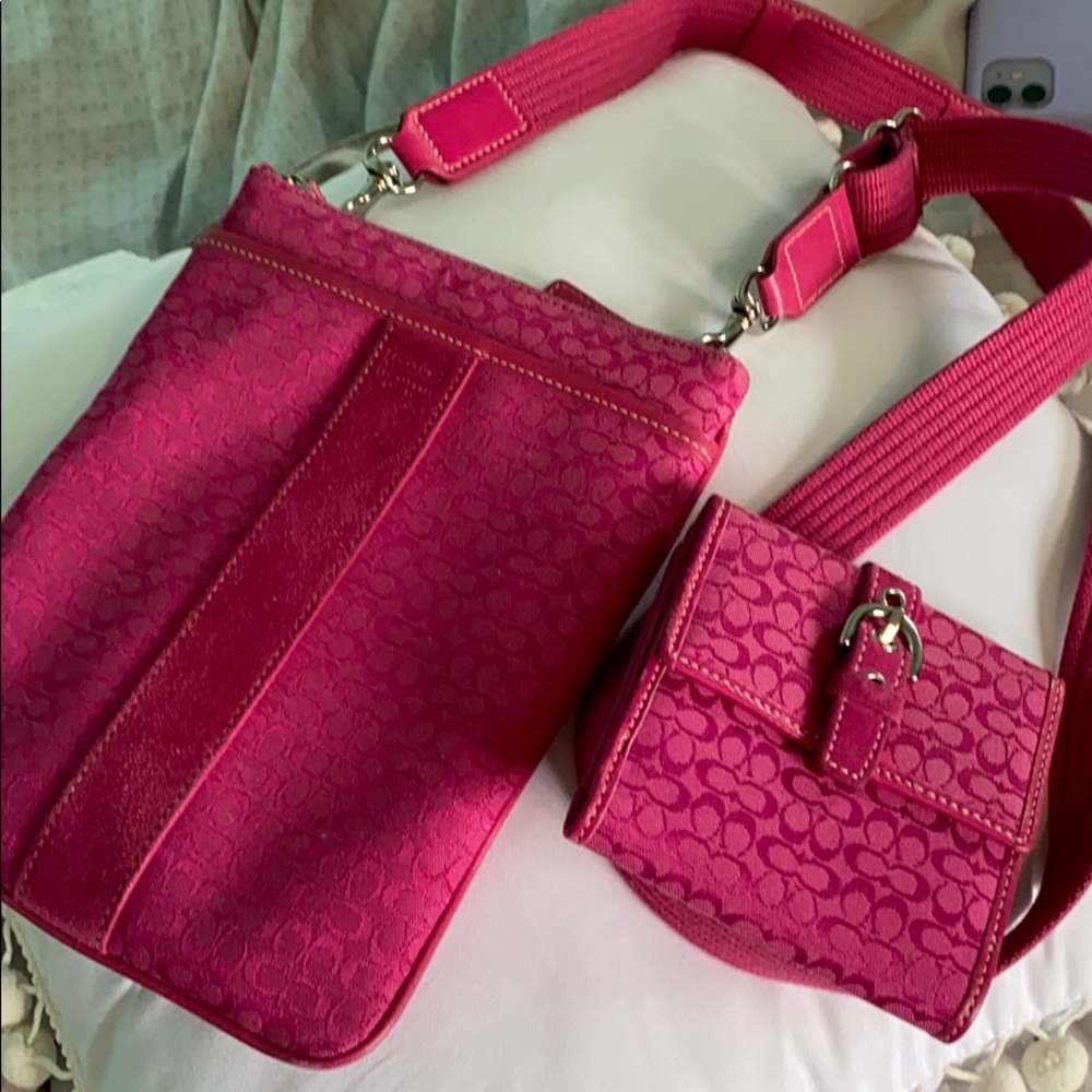 matching coach satchel & wallet